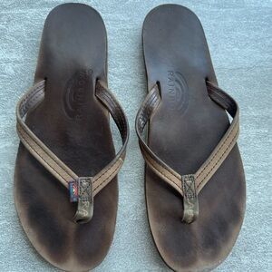 Rainbow’s Women’s Brown Leather Sandals